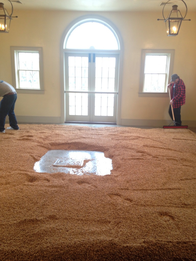 Floor malting estate grown barley